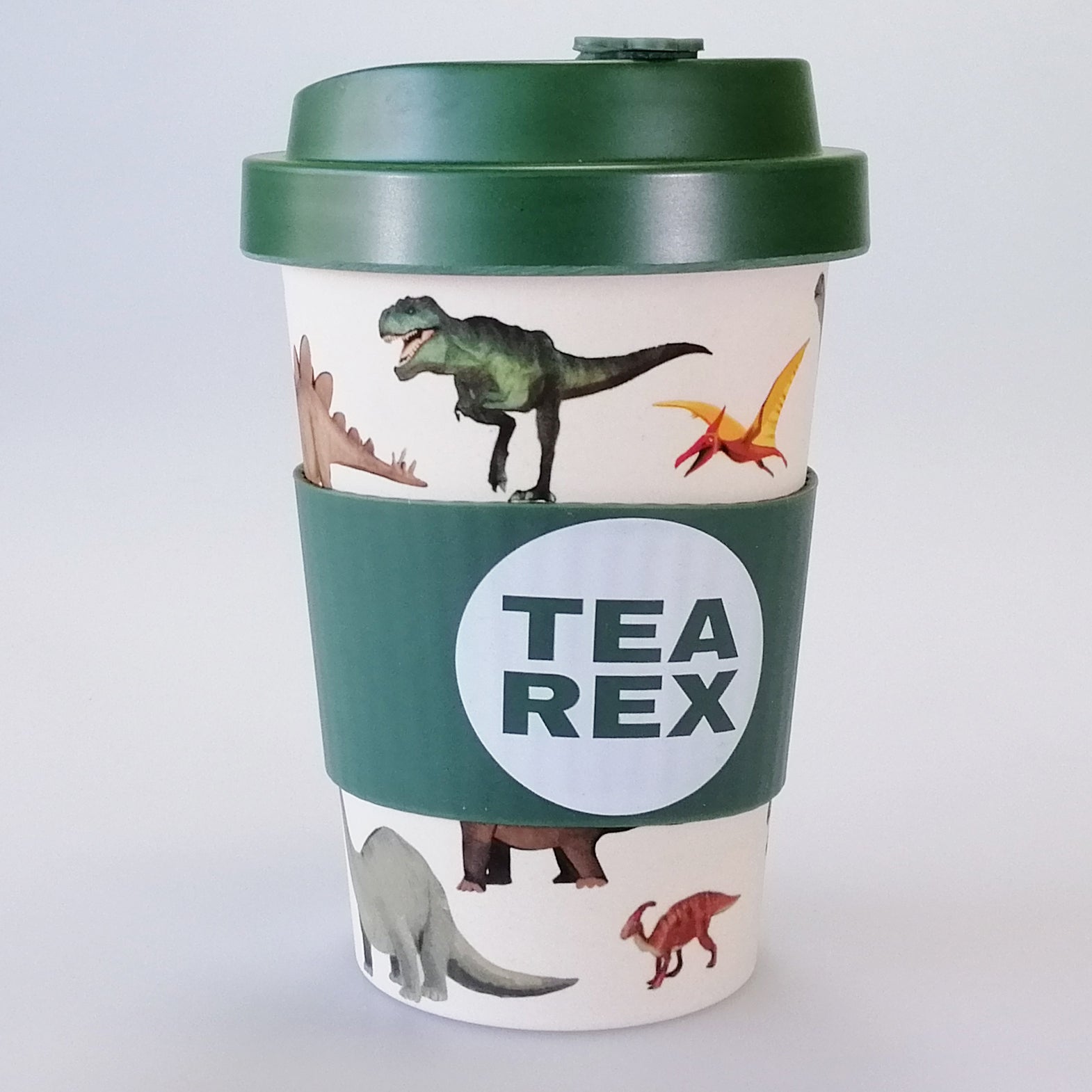 Eco-to-Go Bamboo Cup - 'Tea Rex'