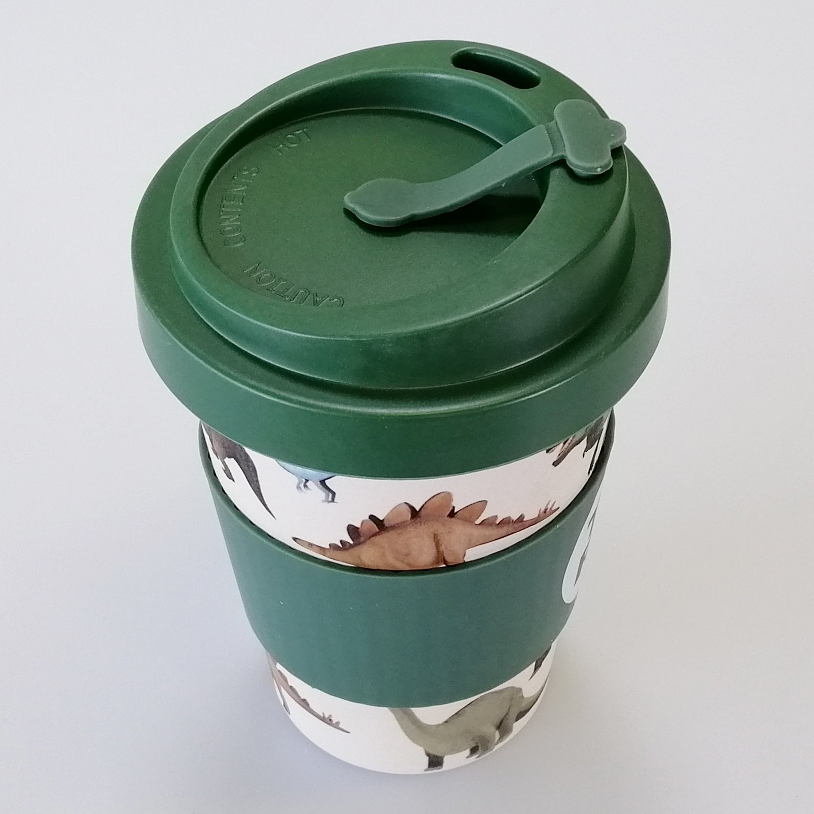 Eco-to-Go Bamboo Cup - 'Tea Rex' - 470ml