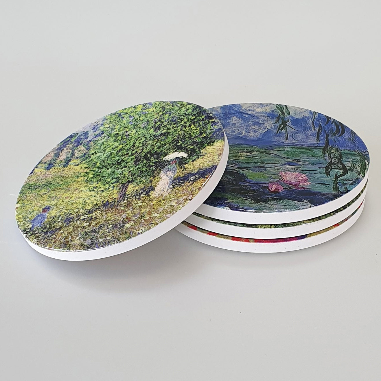 Monet Ceramic Coasters - Set of 4