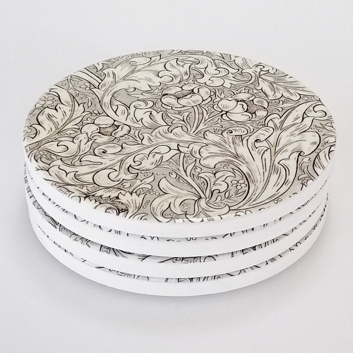 Bachelors Button' Coasters - Set of 4