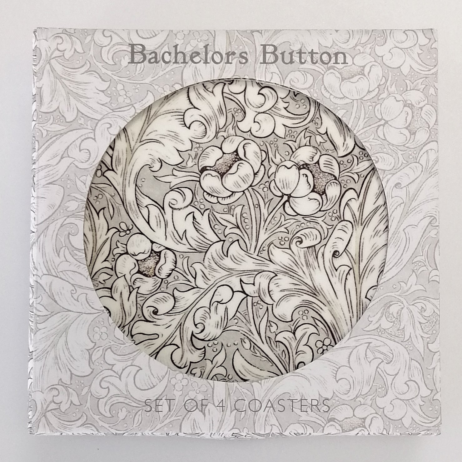 Bachelors Button' Coasters - Set of 4