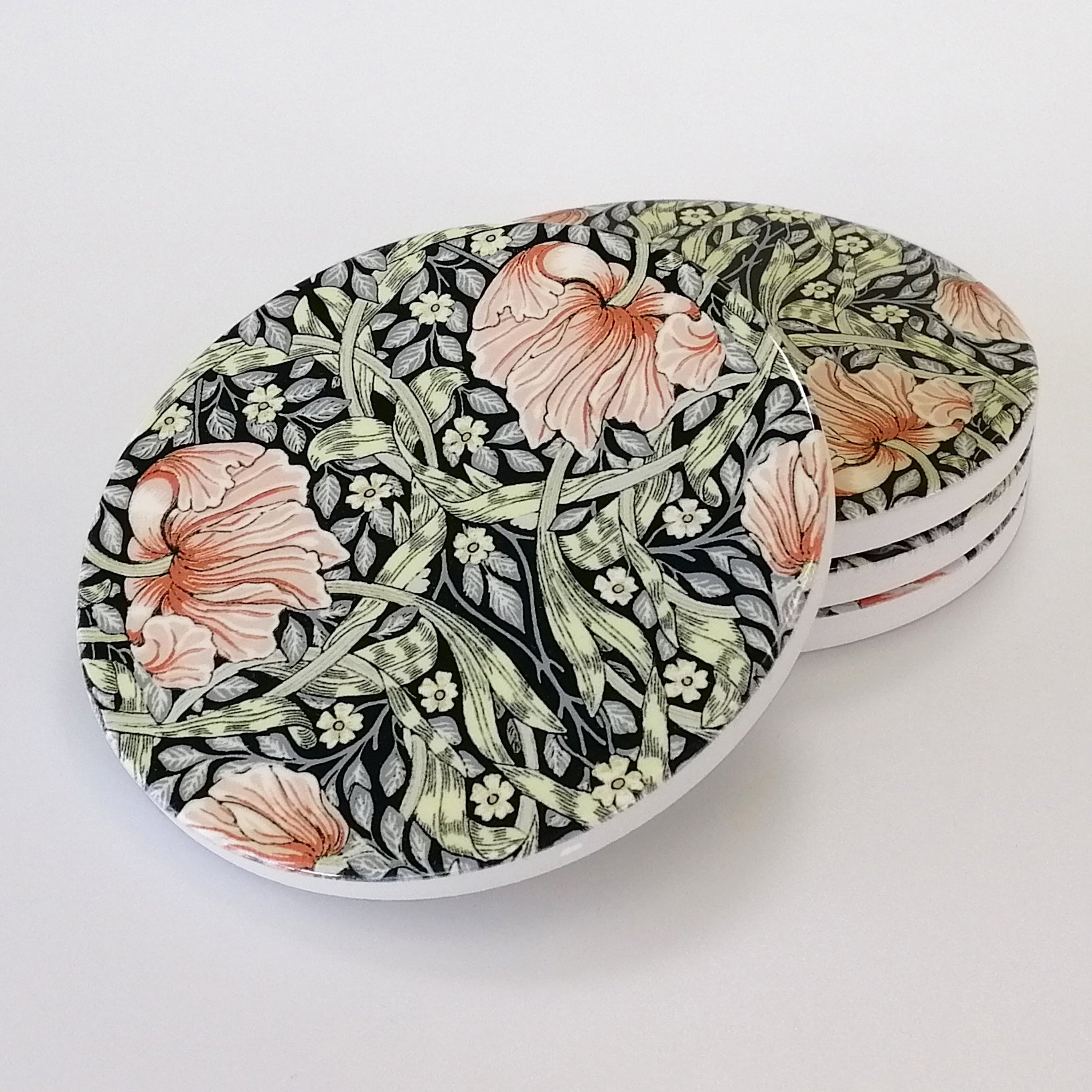 William Morris 'Pimpernel' Coasters - Set of 4
