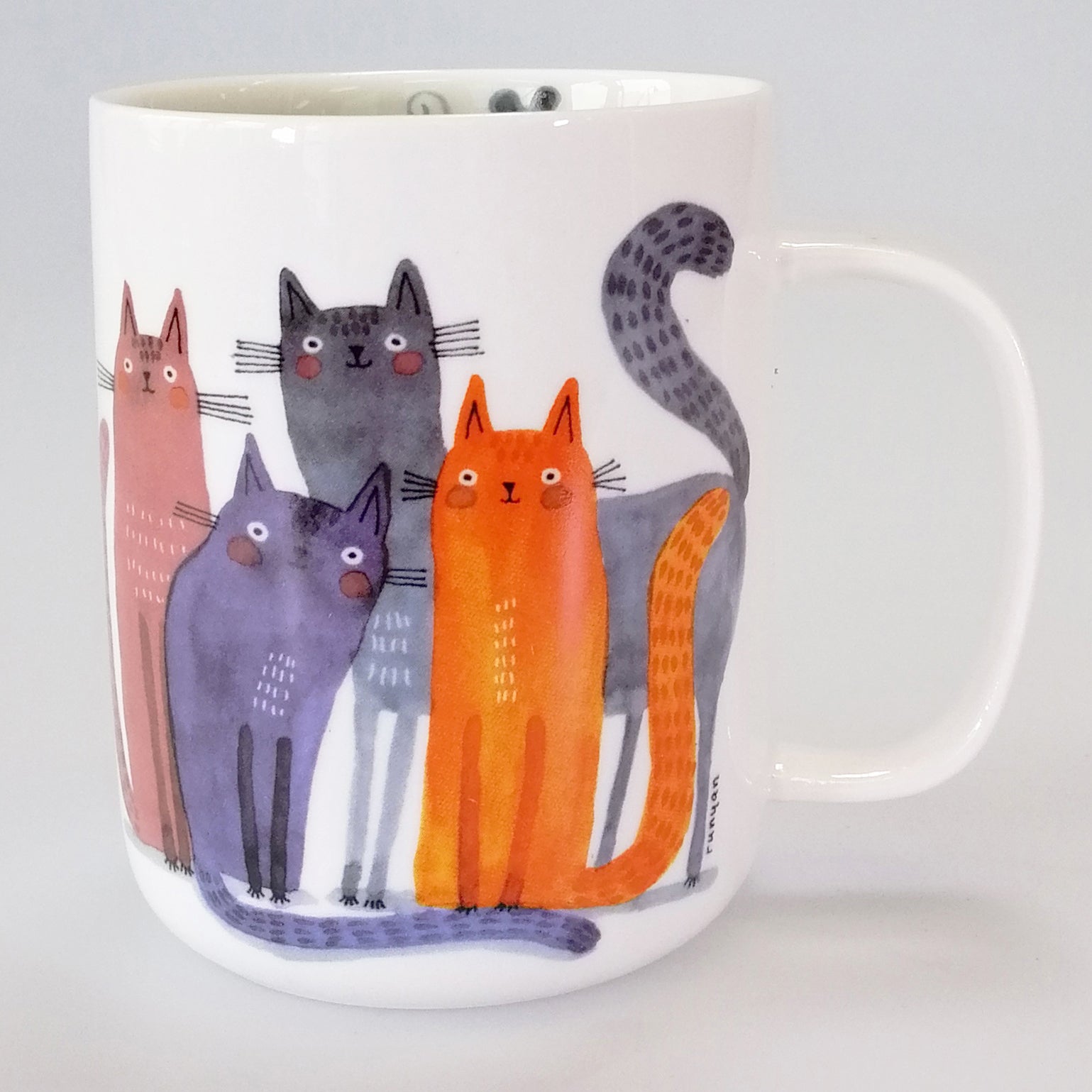 Ashdene Quirky Cats 'Four Friends' Mug