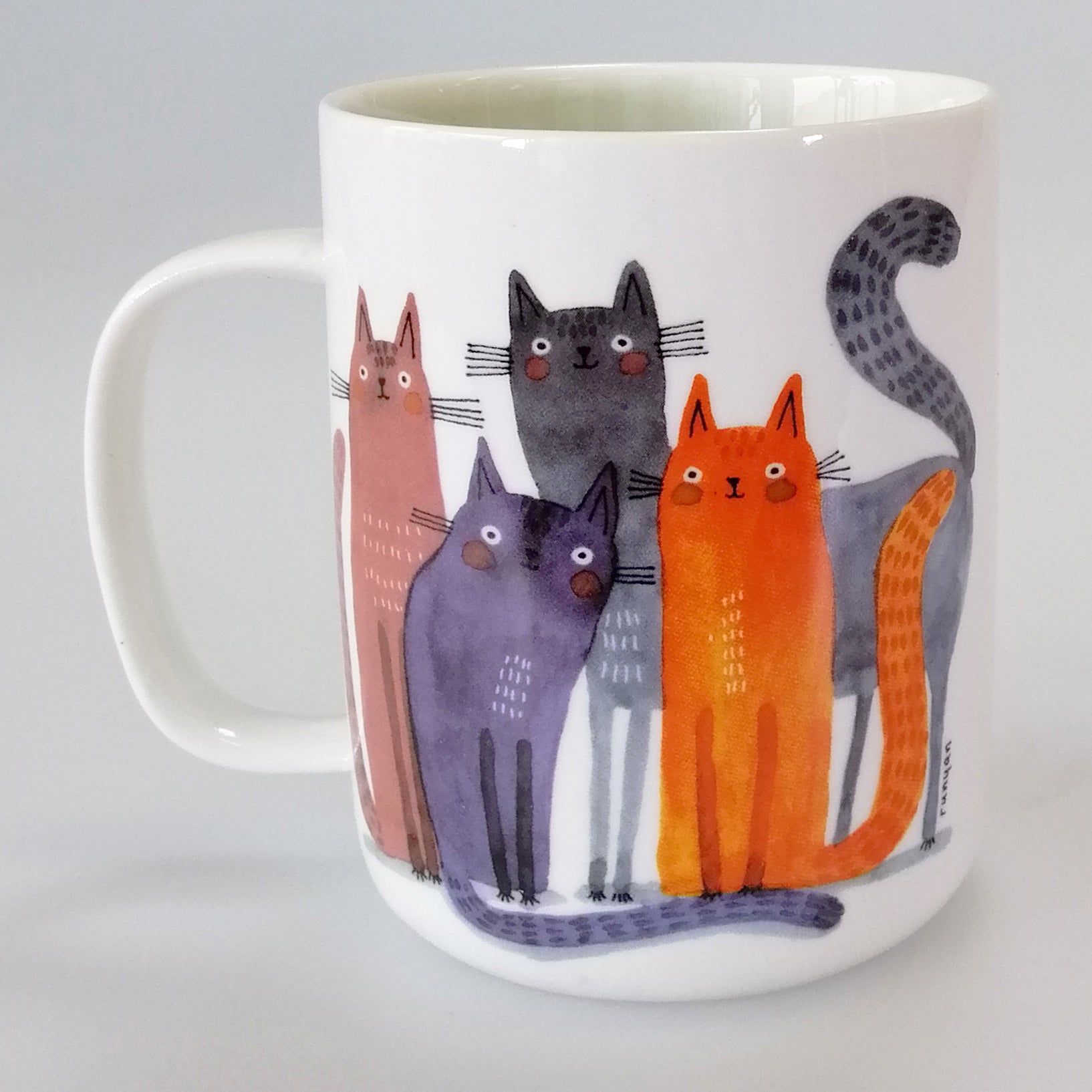 Ashdene Quirky Cats 'Four Friends' Mug