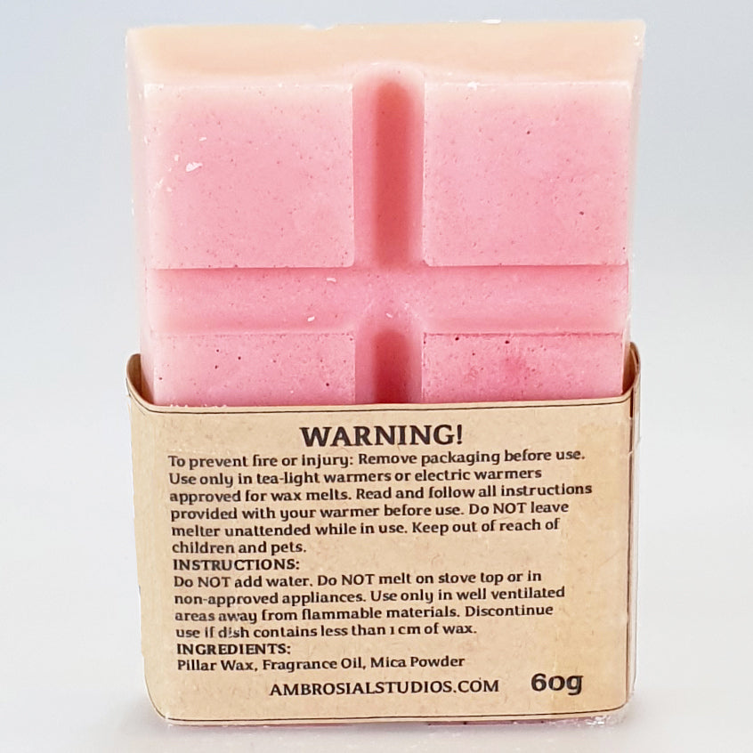 Ambrosial Studios - Handmade Wax Melt - Peach & Red Current