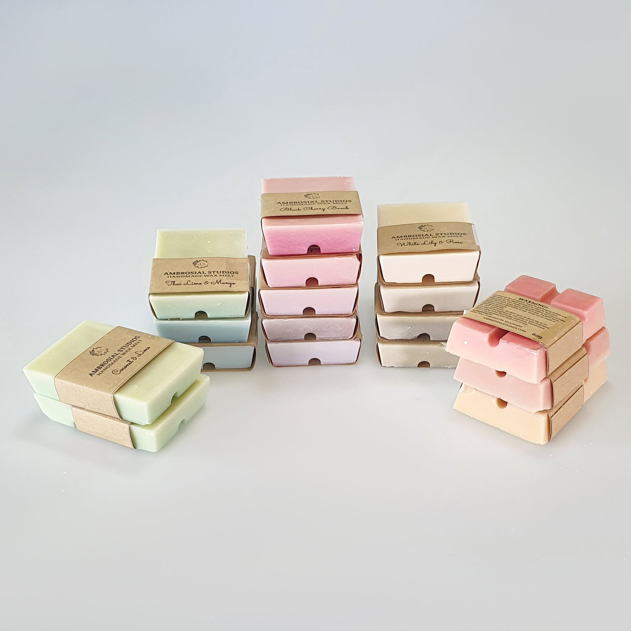 Ambrosial Studios - Handmade Wax Melt - Peach & Red Current