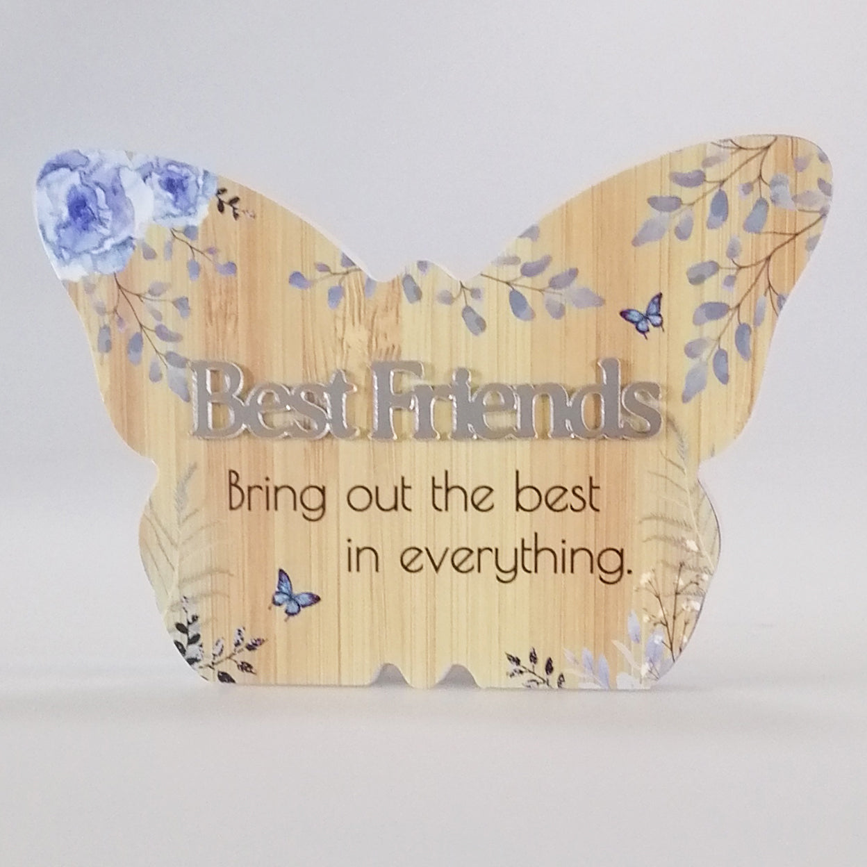 Best Friends' Spring Butterfly Plaque