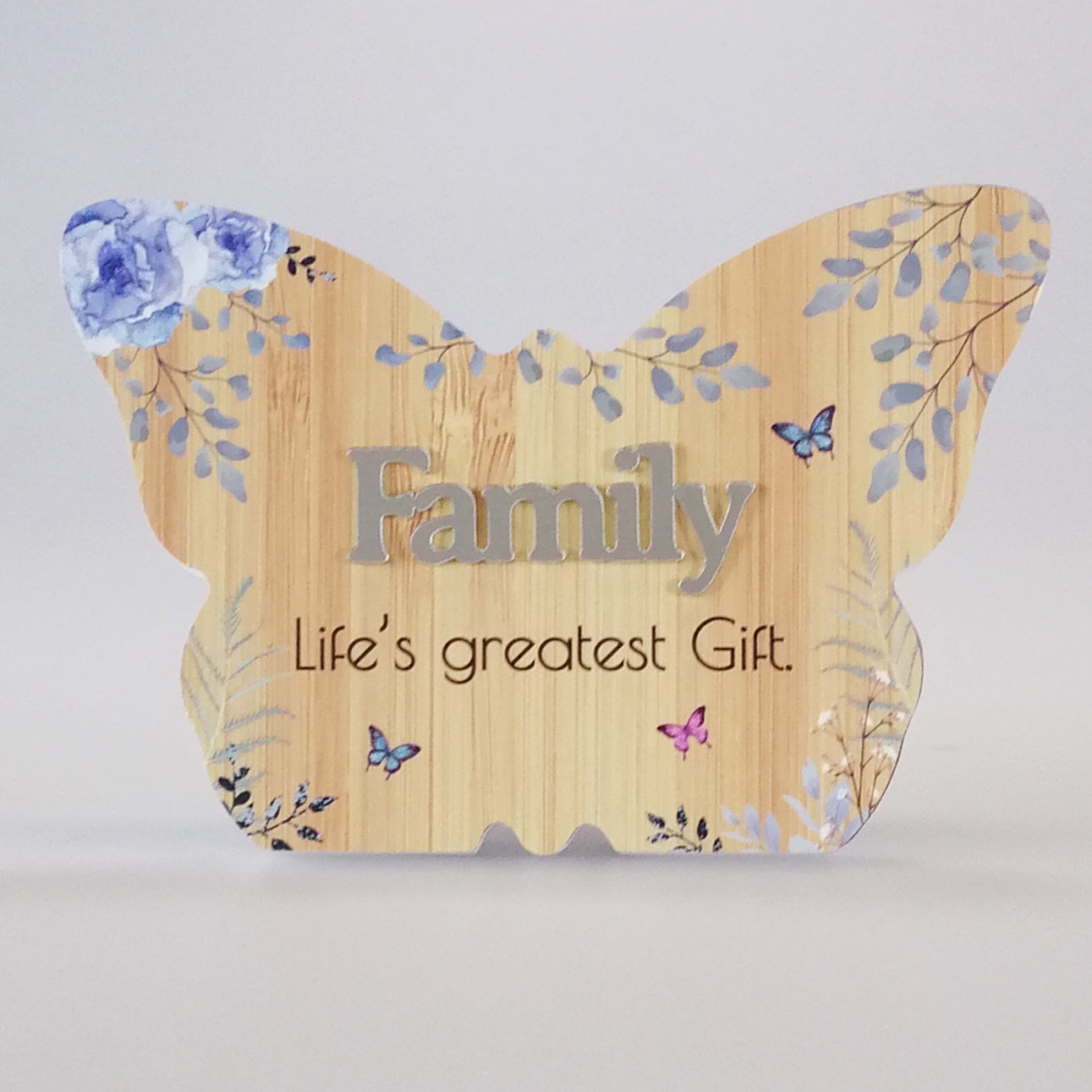 Family' Spring Butterfly Plaque