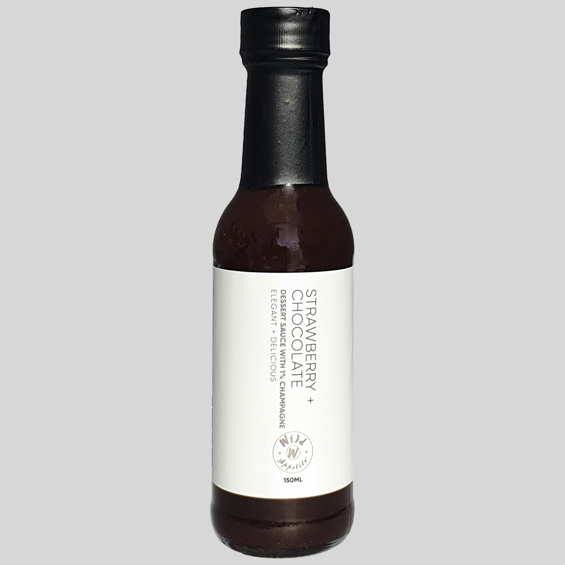 Wild Appetite - Strawberry and Sparkling Wine Chocolate Sauce - 150ml
