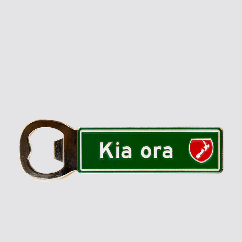 Magnet Bottle Opener - 'Kia-Ora'