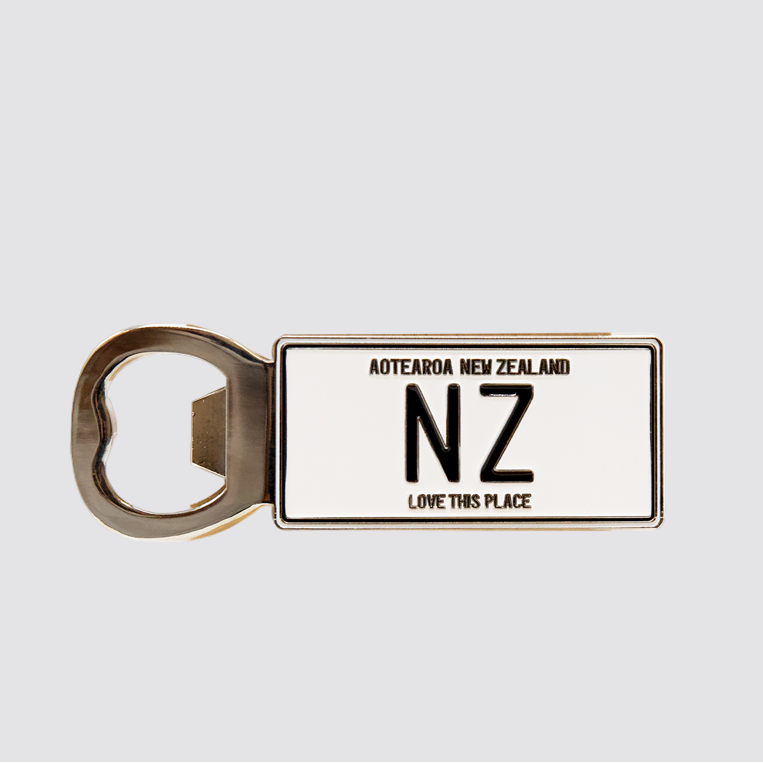 Magnet Number Plate Bottle Opener - 'NZ'