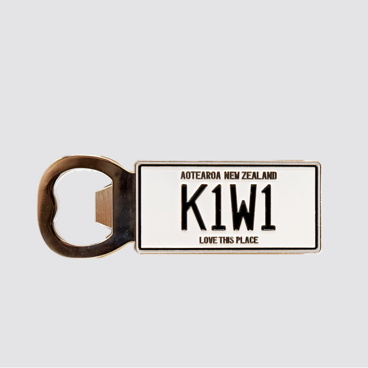 Magnet Number Plate Bottle Opener - 'Kiwi'