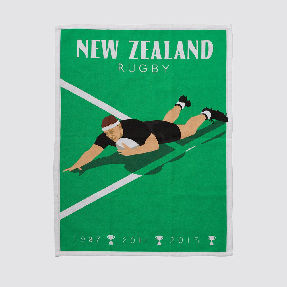 Moana RD Tea Towel - 'Rugby'