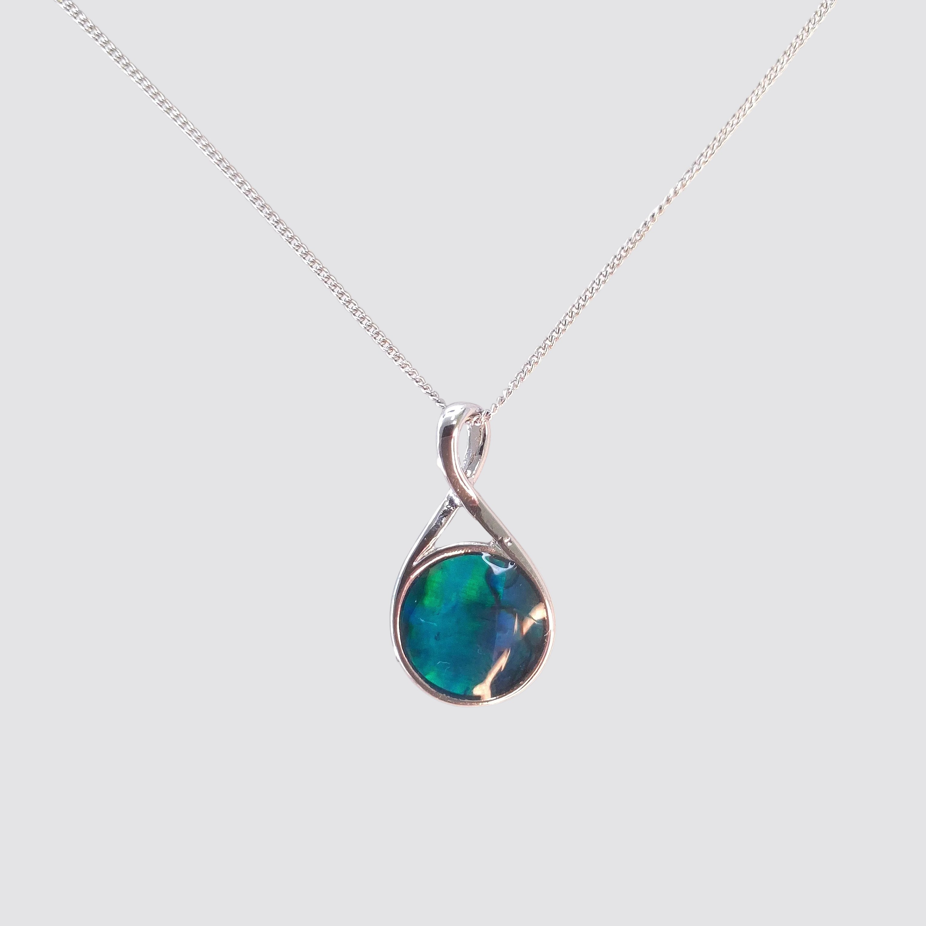 Paua Necklace - 'Twist Top'
