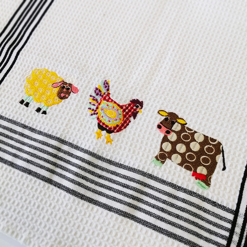 Tea Towel - 'Barnyard'