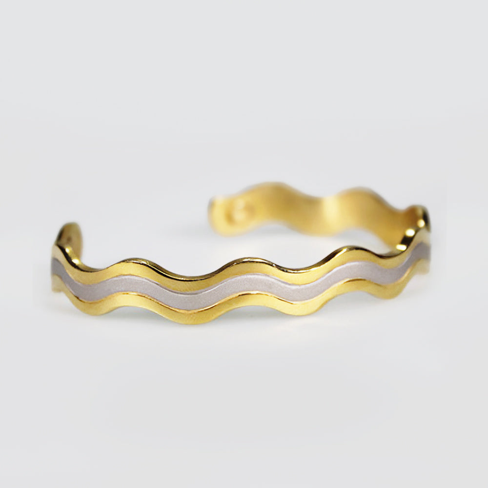 Wavey Copper Bracelet