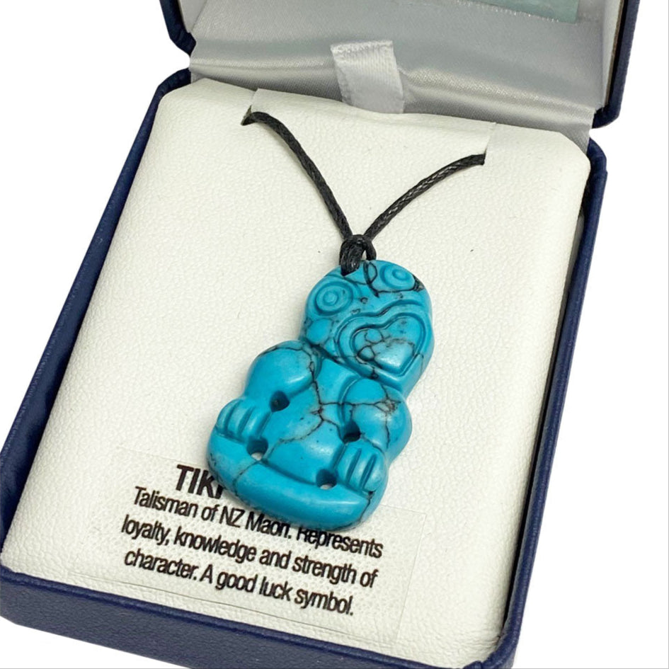 Turquoise Necklace - 'Hei Tiki'