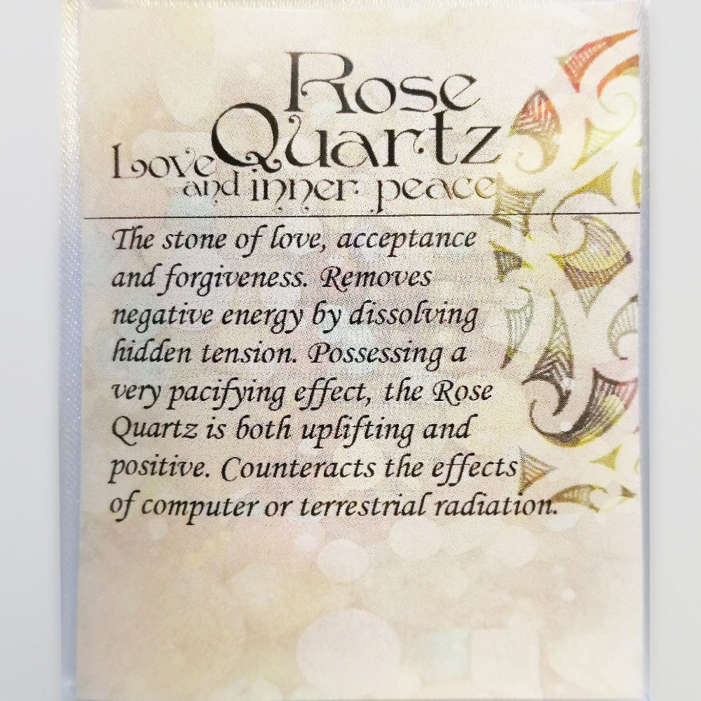 Rose Quartz Infinity Twist Necklace