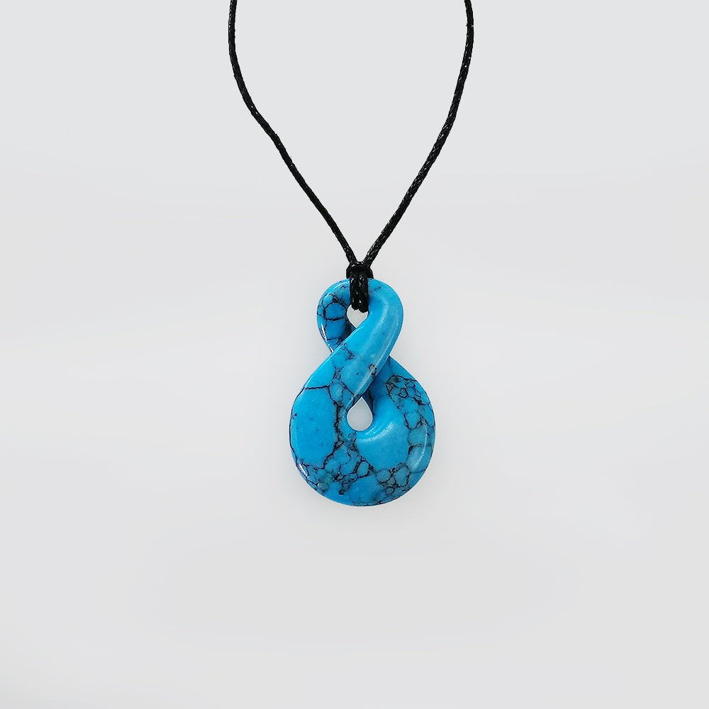 Turquoise Necklace - 'Pikorua'