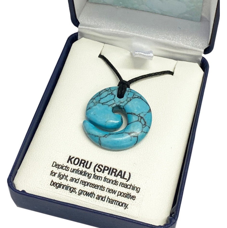 Turquoise Necklace - 'Koru'