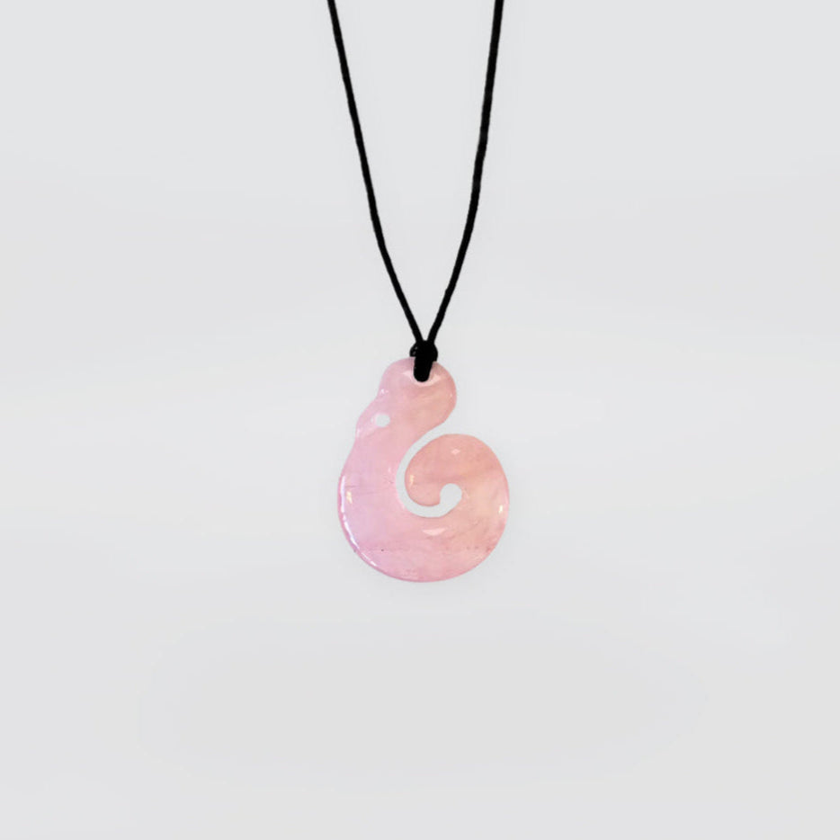Rose Quartz Necklace - 'Manaia'