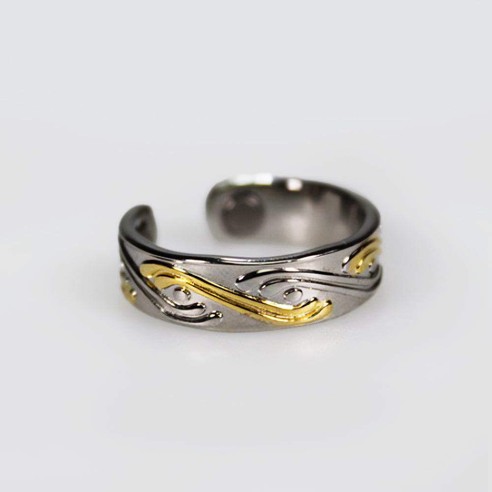 Weave Pattern Copper Magnetic Ring