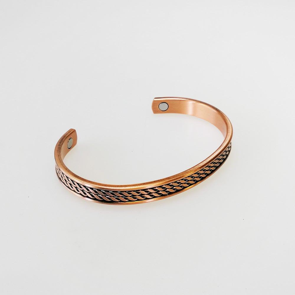 Copper Textured Bracelet