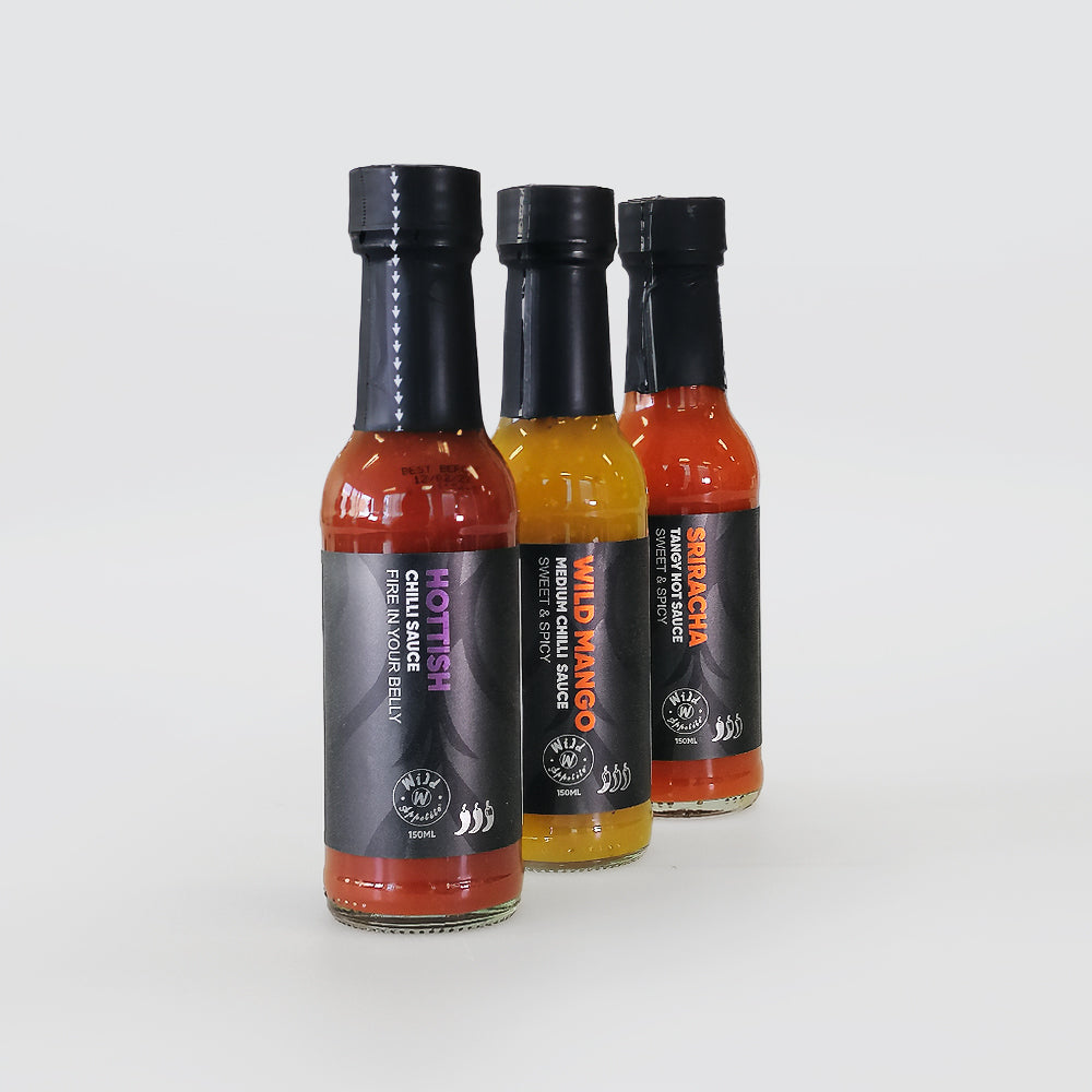 Wild Appetite - 'A Spicy Threesome' Sauces - 3x150ml
