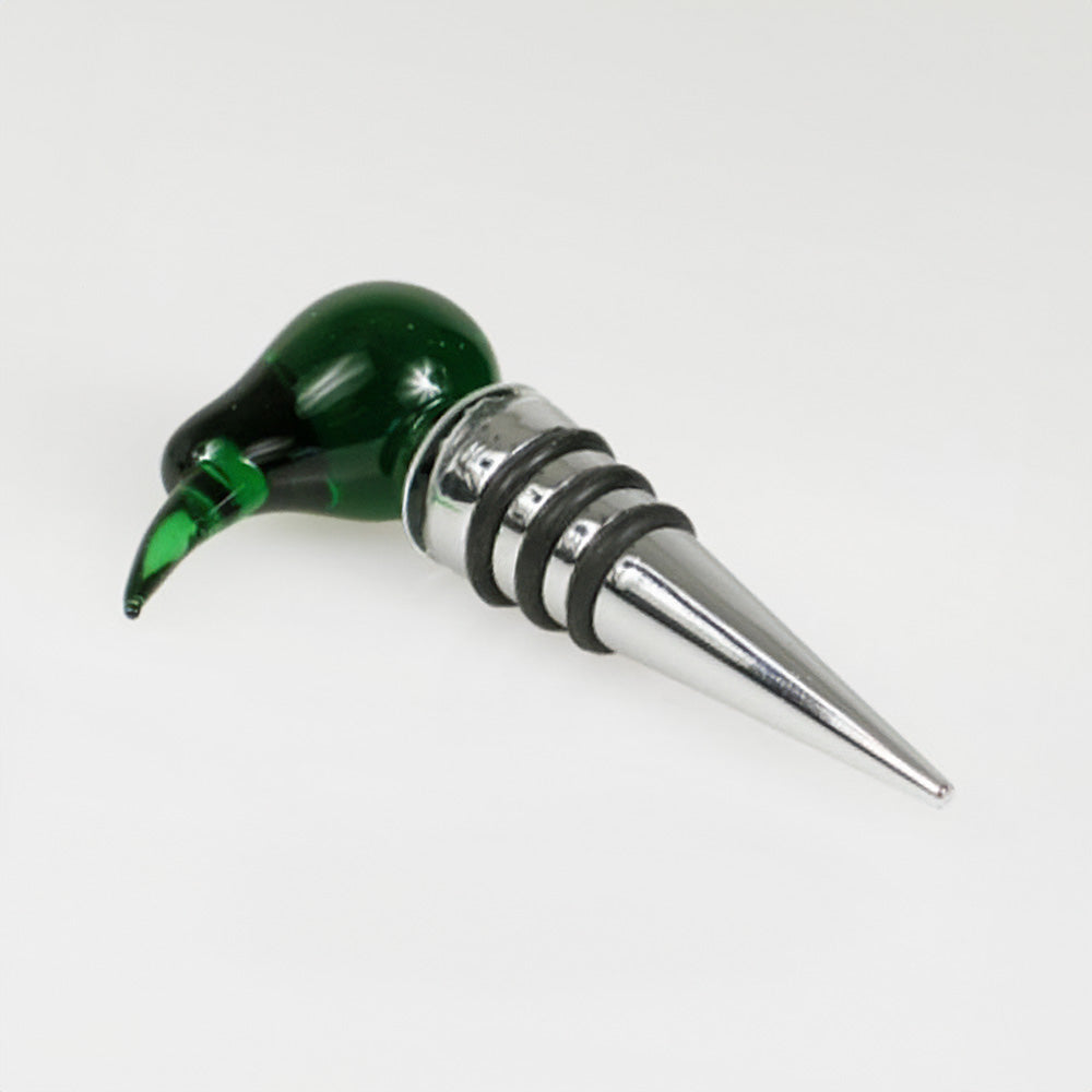 Bottle Stopper - Green Kiwi