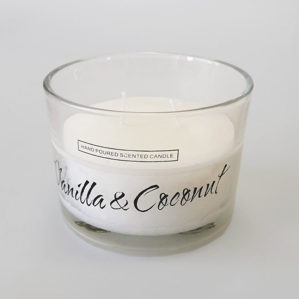 Glass Candle - Vanilla & Coconut