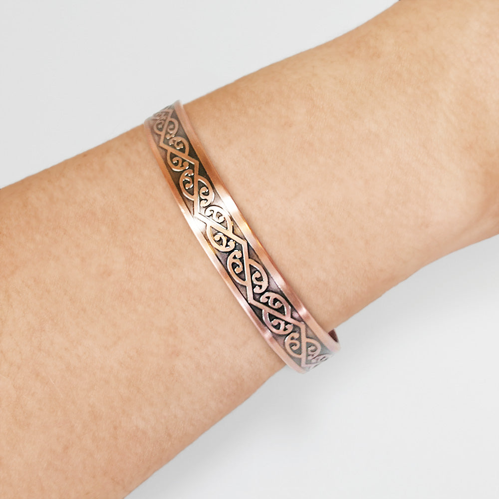 Copper Bracelet 'Maori Design'