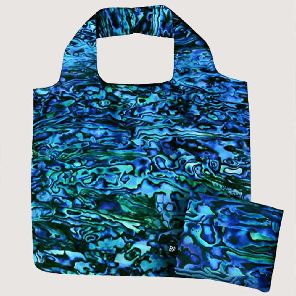 Reusable Folding Bag - Paua