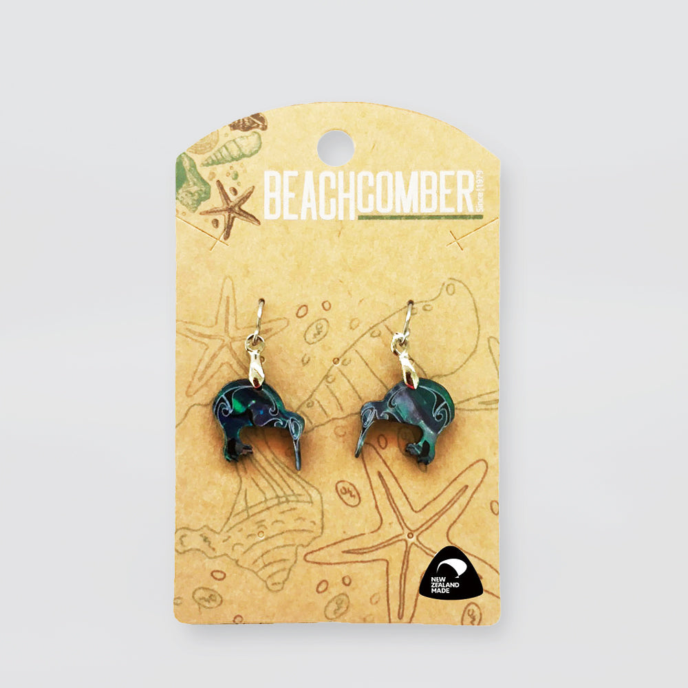 Paua Kiwi Earrings