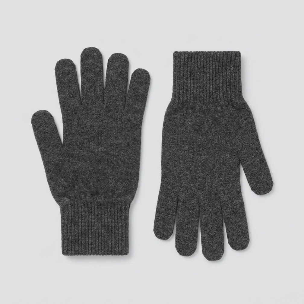 Possum Merino Gloves - Riverstone