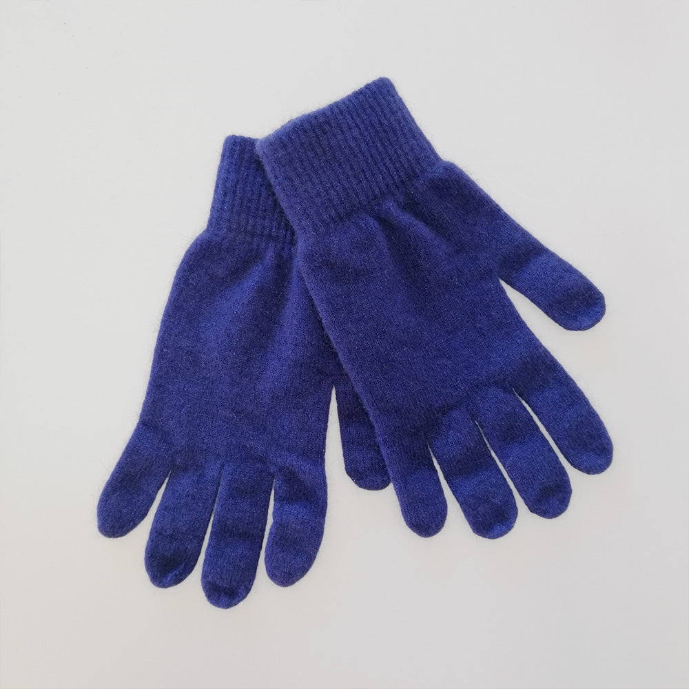 Possum Merino Gloves - Ocean