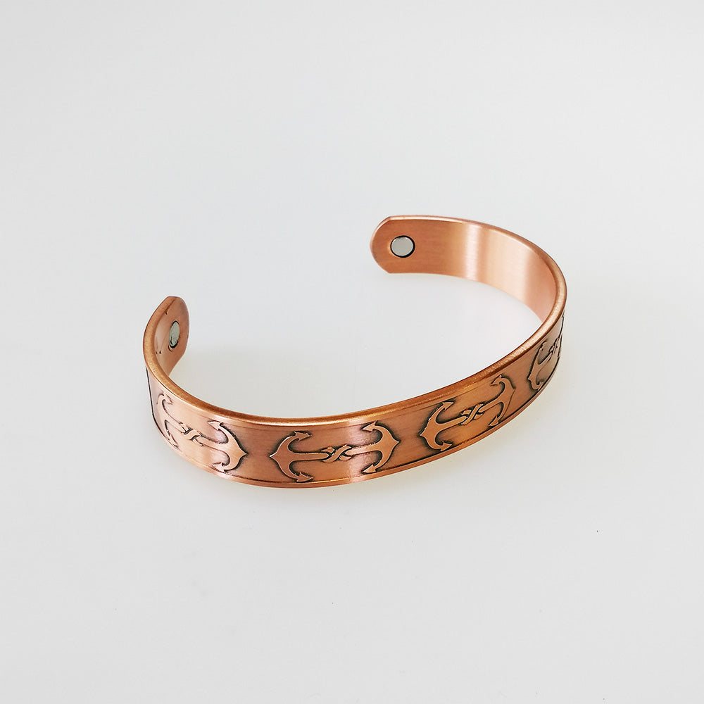 Copper 'Large Anchors' Bracelet