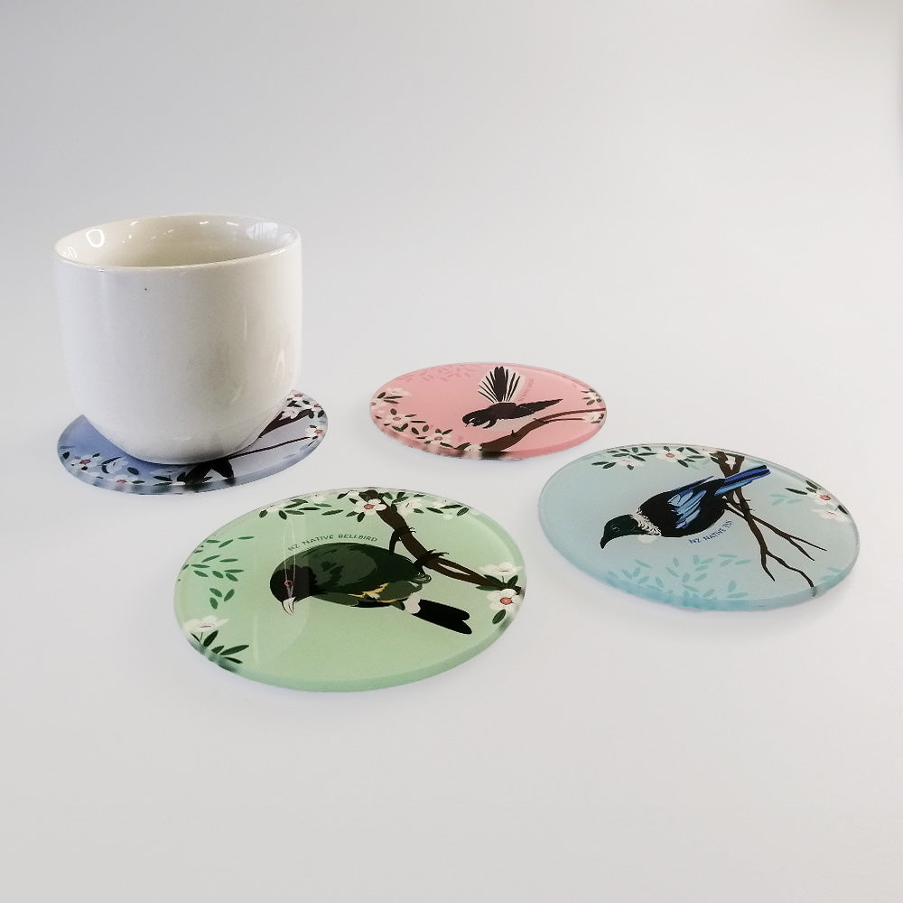 Native Skies' Glass Coasters