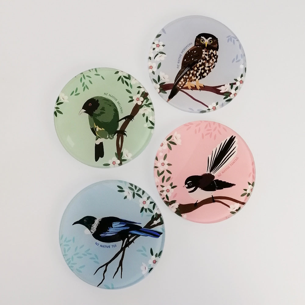 Native Skies' Glass Coasters