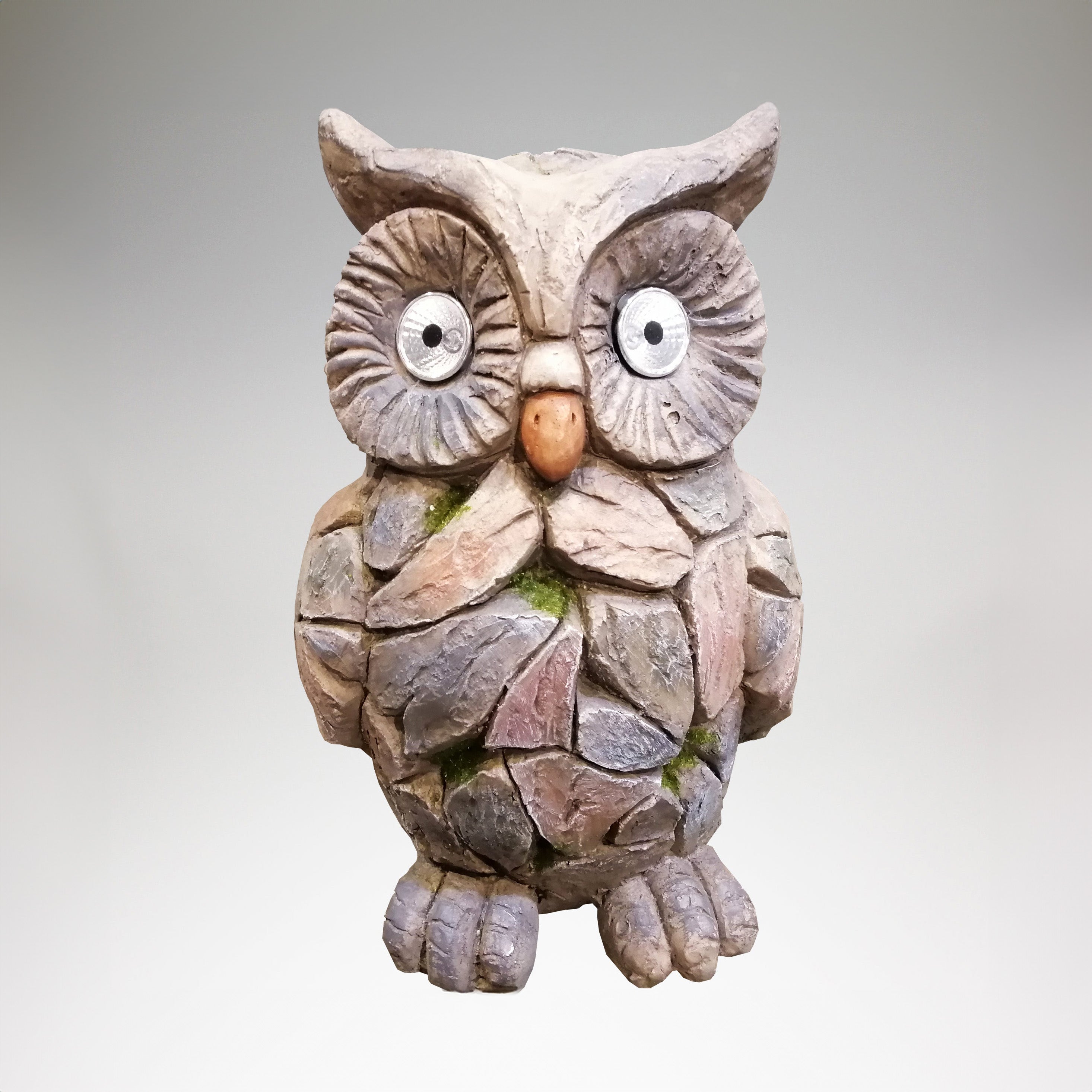 Solar Eyed Ceramic Ornament -  Owl