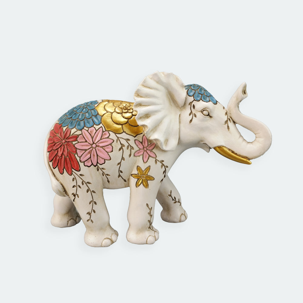 Floral Elephant - 22cm
