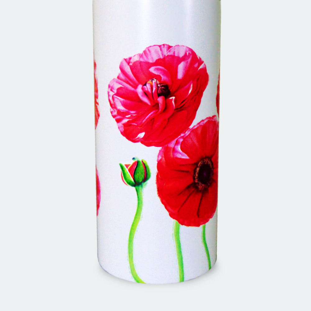 Floral Insulated Bottle - 400ml - Ranunculus