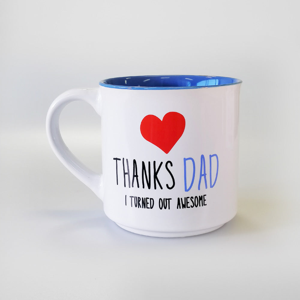 Thanks Dad' Heartfelt Mug
