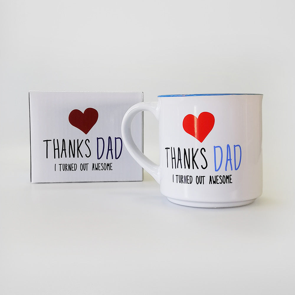 Thanks Dad' Heartfelt Mug