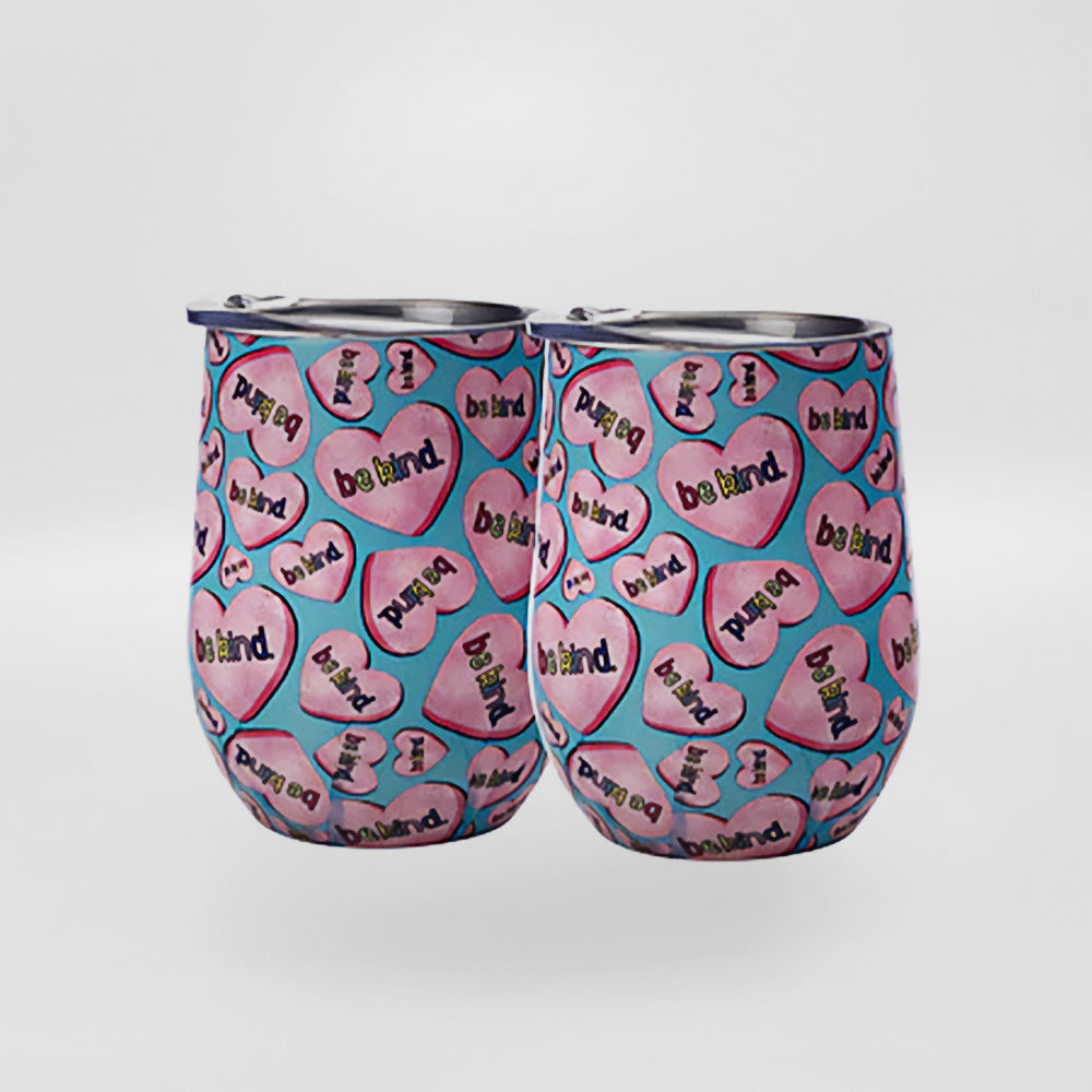 'Be Kind' Double Insulated Wine Set/3