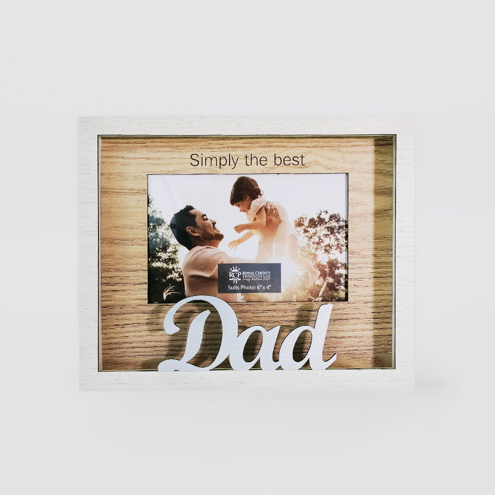 Frame 'Simply The Best Dad' - 4x6