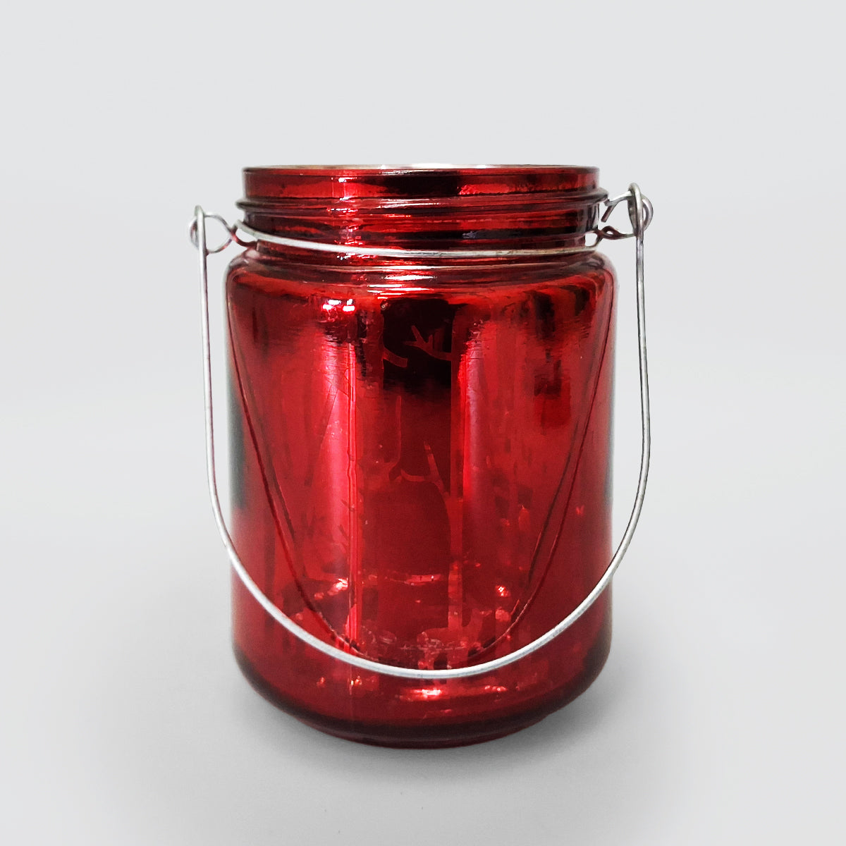 Christmas Glass Candle Jar