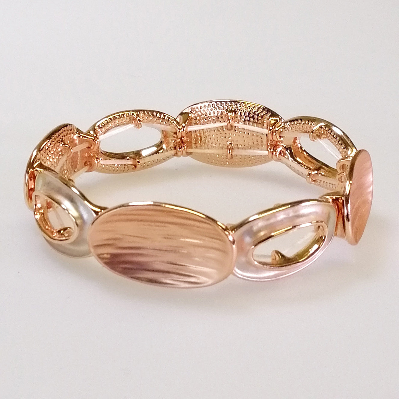 Kiwicraft - Rose Gold Round Beads Bracelet