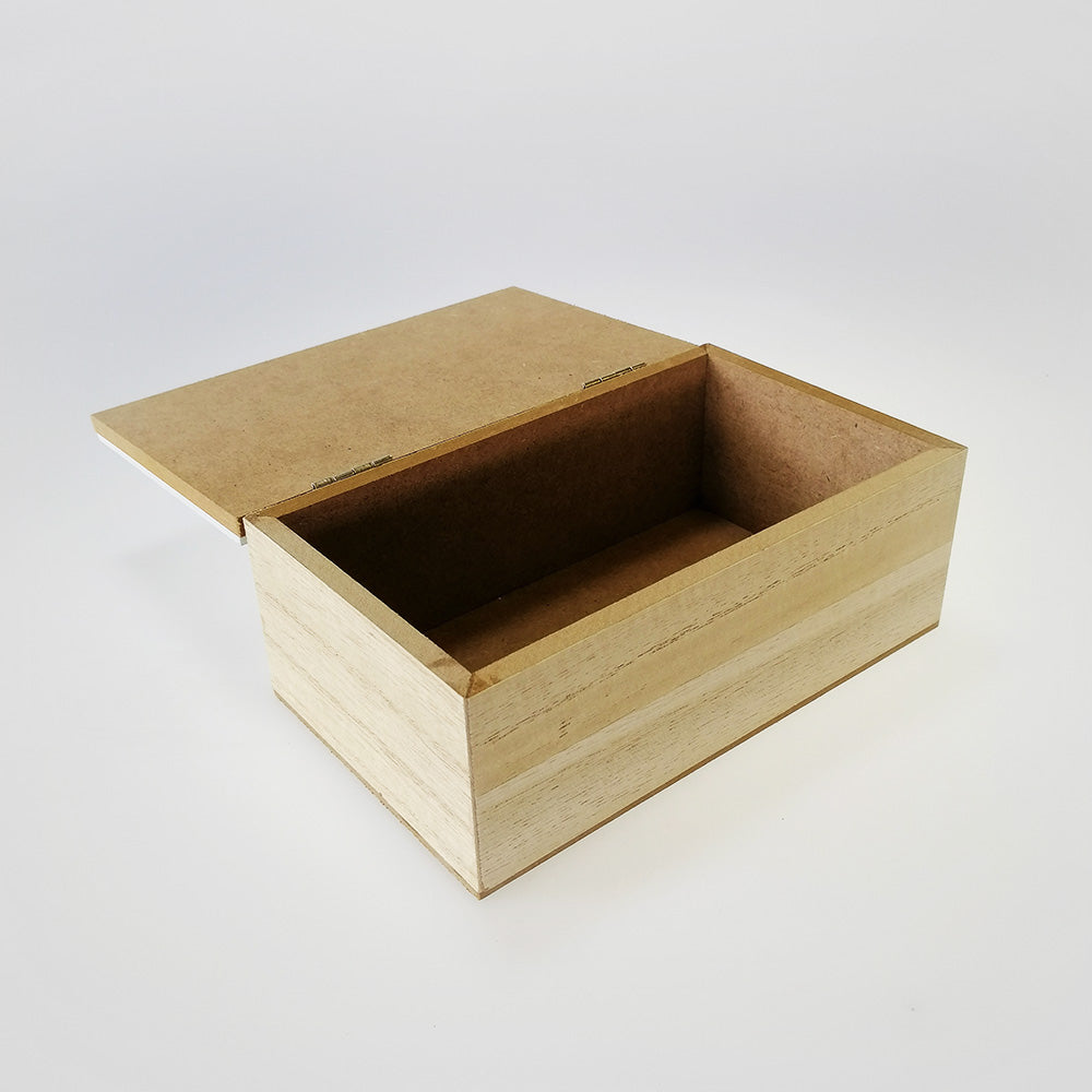 Woodbox - White Lid Bird - 16cm