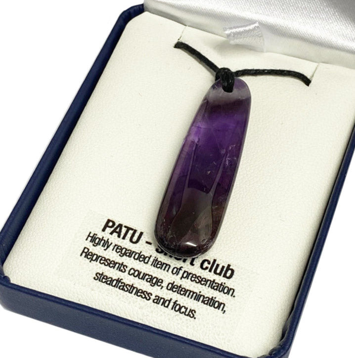 Amethyst Necklace - 'Patu'