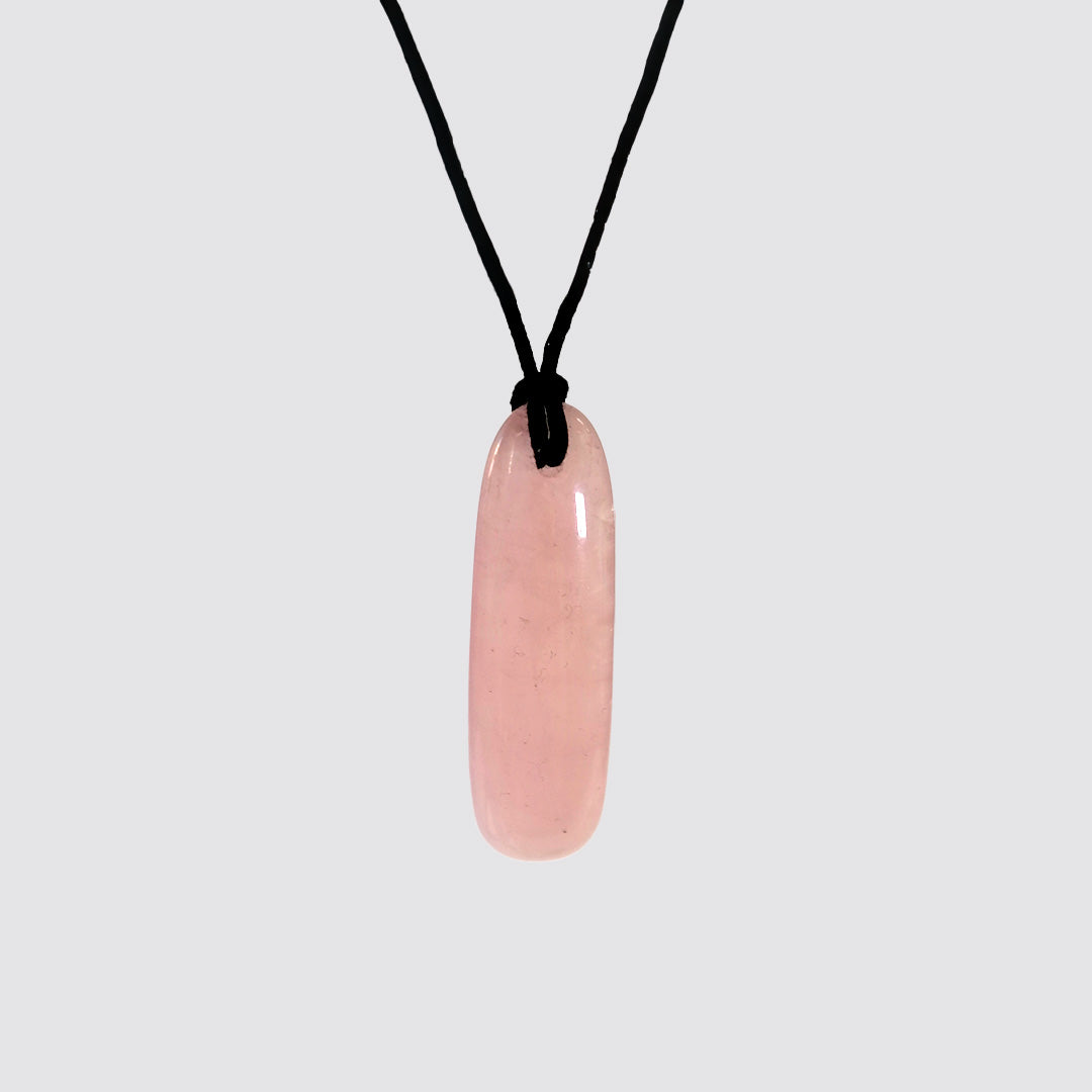 Rose Quartz Patu Gem Necklace